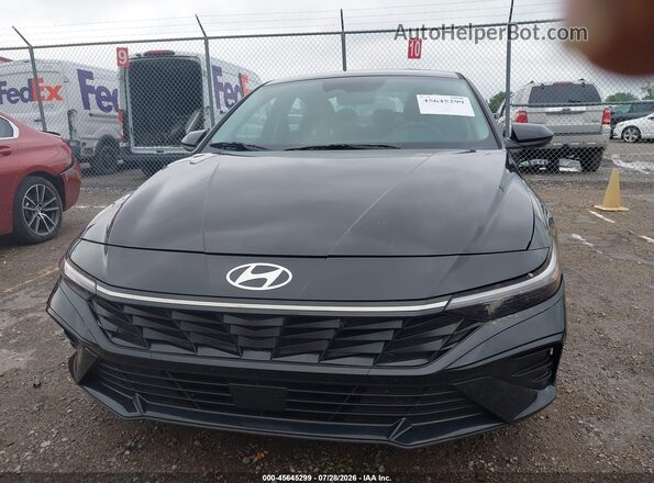 KMHLS4DGXRU759049 2024 HYUNDAI ELANTRA Black Սարքավորումների վահանակի տեսք