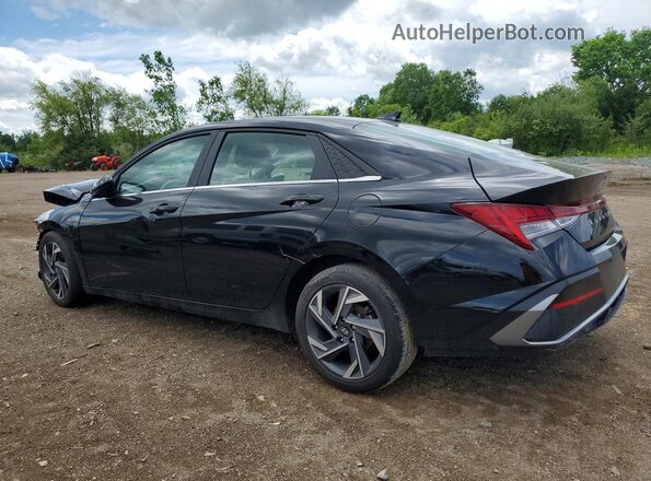 KMHLS4DGXRU849351 2024 HYUNDAI ELANTRA Black Հետևի ձախ