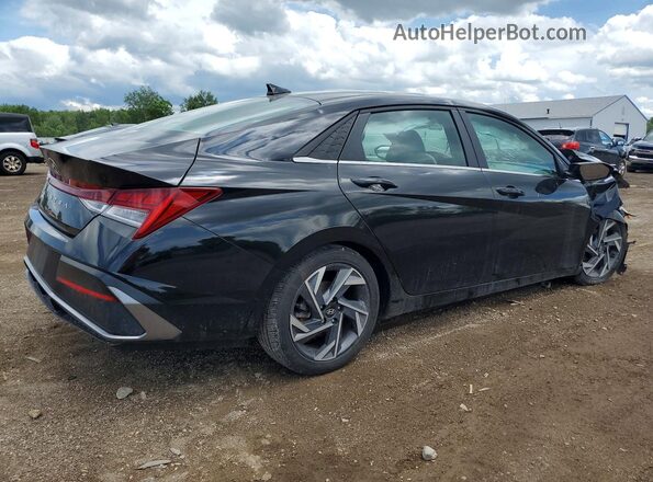 KMHLS4DGXRU849351 2024 HYUNDAI ELANTRA Black Հետևի աջ