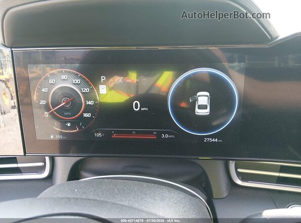 KMHLS4DGXSU028336 2025 HYUNDAI ELANTRA Burgundy Widok tylnych siedzeń