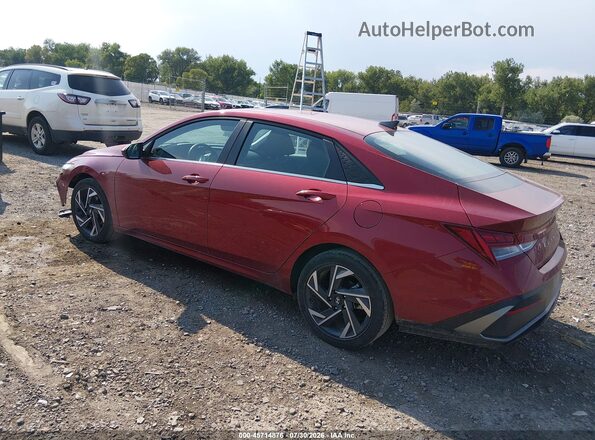 KMHLS4DGXSU028336 2025 HYUNDAI ELANTRA Burgundy Tył lewy
