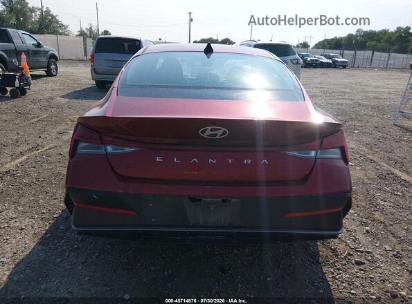 KMHLS4DGXSU028336 2025 HYUNDAI ELANTRA Burgundy 