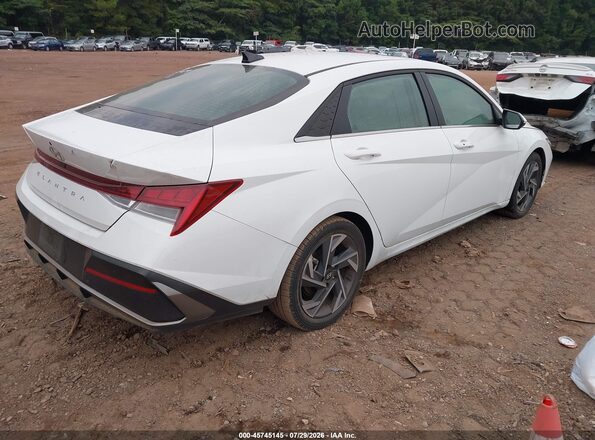 KMHLS4DGXSU871419 2025 HYUNDAI ELANTRA White Tył prawy