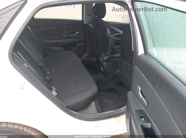KMHLS4DGXSU871419 2025 HYUNDAI ELANTRA White Widok naklejki z numerem VIN