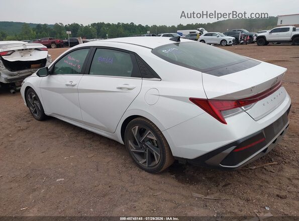 KMHLS4DGXSU871419 2025 HYUNDAI ELANTRA White Tył lewy