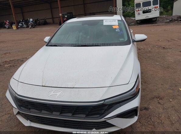KMHLS4DGXSU871419 2025 HYUNDAI ELANTRA White Widok z przodu