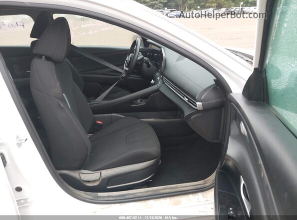 KMHLS4DGXSU871419 2025 HYUNDAI ELANTRA White Widok wnętrza z przodu