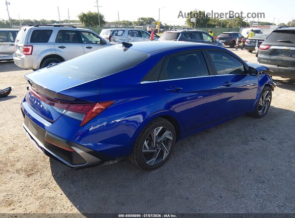 KMHLS4DGXSU888737 2025 HYUNDAI ELANTRA Blue Rear right