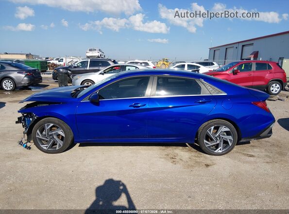 KMHLS4DGXSU888737 2025 HYUNDAI ELANTRA Blue 