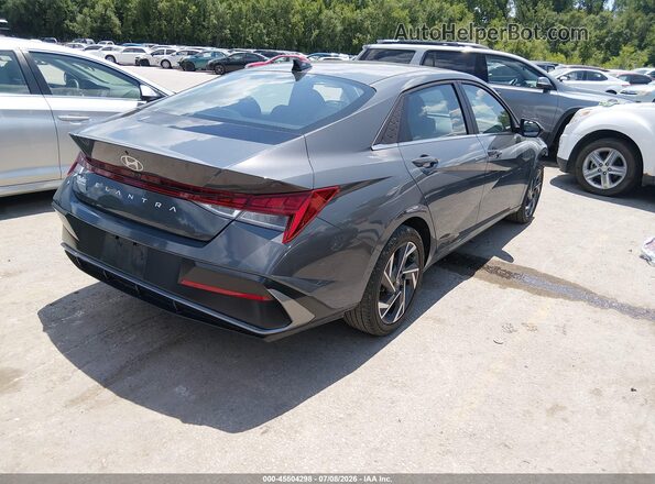KMHLS4DGXSU894070 2025 HYUNDAI ELANTRA Gray უკანა მარჯვენა