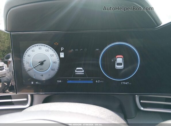 KMHLS4DGXSU894070 2025 HYUNDAI ELANTRA Gray უკანა სავარძლების ხედი