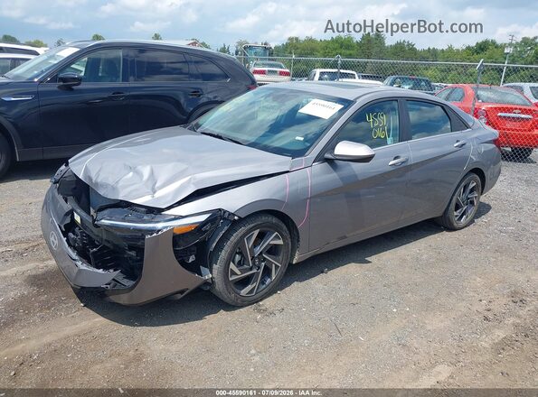 KMHLS4DGXSU937502 2025 HYUNDAI ELANTRA Серый Передняя левая четверть