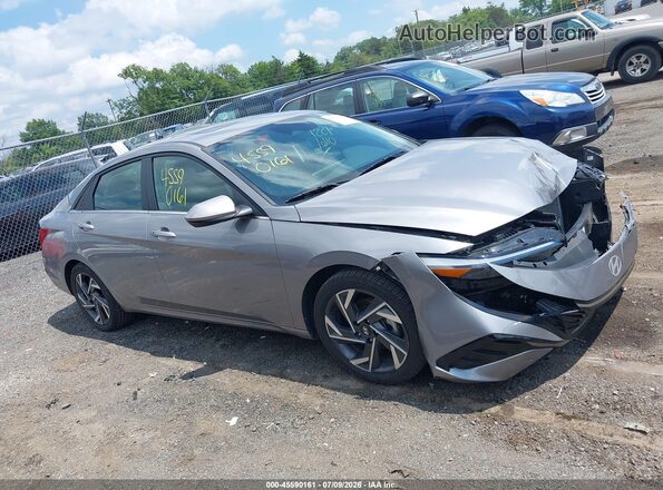 KMHLS4DGXSU937502 2025 HYUNDAI ELANTRA Серый Панорамный вид салона 360°
