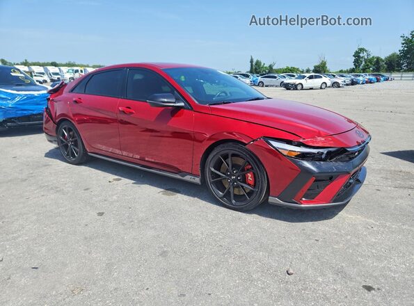 KMHLW4DK0TU036357 2026 HYUNDAI ELANTRA Red Front right