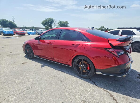 KMHLW4DK0TU036357 2026 HYUNDAI ELANTRA Red Rear left