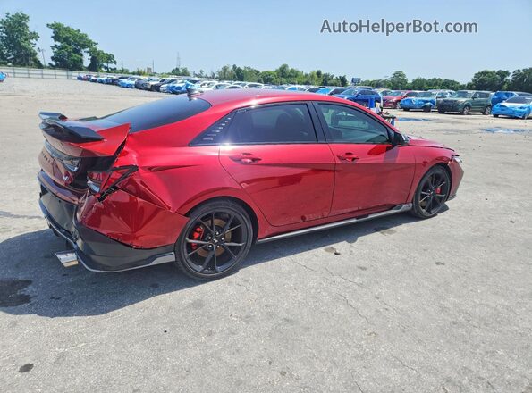 KMHLW4DK0TU036357 2026 HYUNDAI ELANTRA Red Rear right