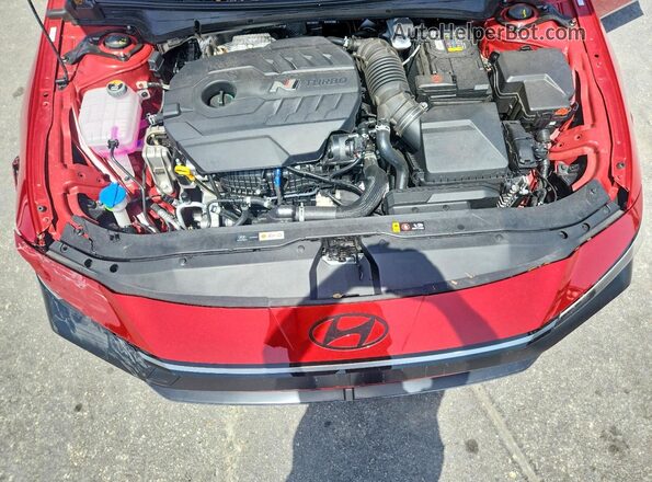 KMHLW4DK0TU036357 2026 HYUNDAI ELANTRA Red Rear interior view