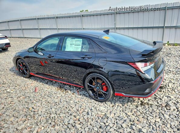 KMHLW4DK2TU037042 2026 HYUNDAI ELANTRA Черный Задняя левая четверть