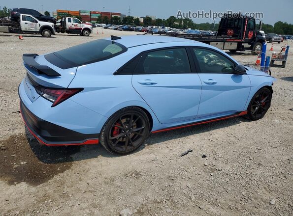 KMHLW4DK2TU038174 2026 HYUNDAI ELANTRA Blue Задня права чверть