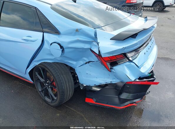KMHLW4DK4SU028311 2025 HYUNDAI ELANTRA N Синий Вид спереди