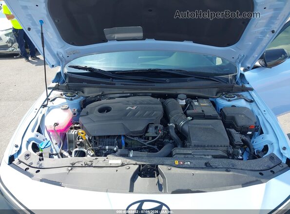 KMHLW4DK4SU028311 2025 HYUNDAI ELANTRA N Синий Вид сзади