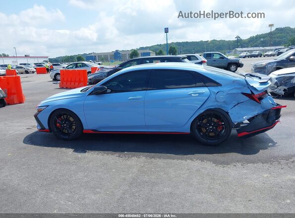 KMHLW4DK4SU028311 2025 HYUNDAI ELANTRA N Синий Панорамный вид салона 360°