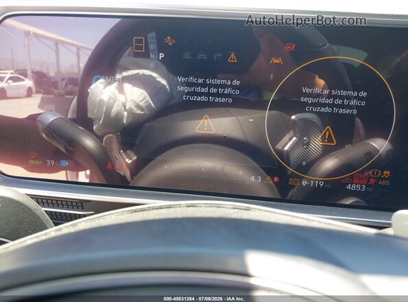 KMHM24AA6SA093917 2025 HYUNDAI IONIQ 6 White Հետևի նստատեղերի տեսք