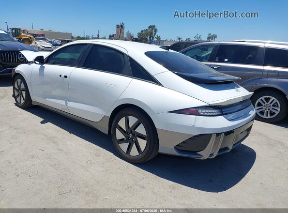 KMHM24AA6SA093917 2025 HYUNDAI IONIQ 6 White Հետևի ձախ