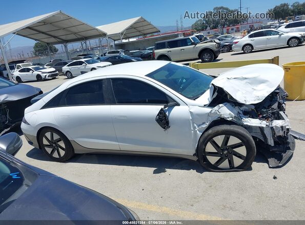 KMHM24AA6SA093917 2025 HYUNDAI IONIQ 6 White Սալոնի 360 աստիճան տեսք
