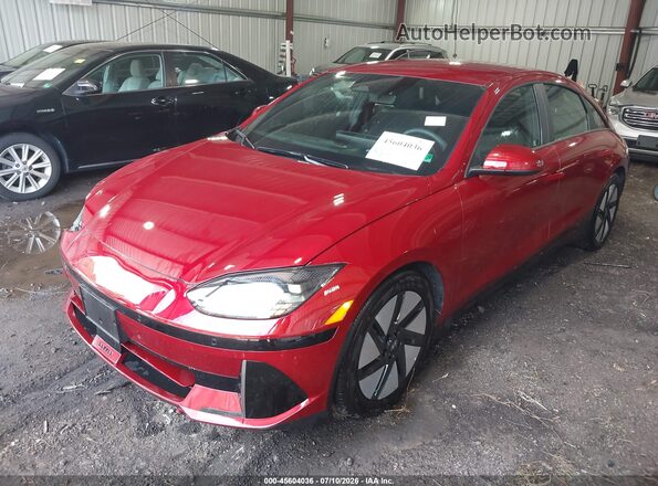 KMHM24AA7SA114841 2025 HYUNDAI IONIQ 6 Red Front left