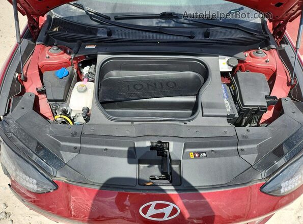 KMHM24AB0PA049749 2023 HYUNDAI IONIQ Red Vista interior trasera