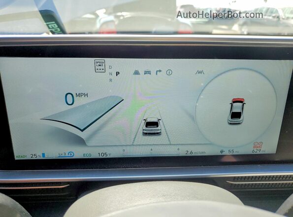KMHM34AA1SA116839 2025 HYUNDAI IONIQ Gray Вид щитка приладів