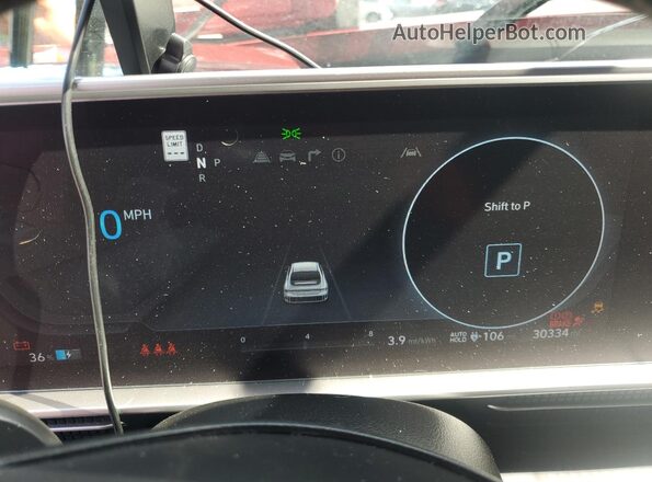 KMHM34AA2RA075440 2024 HYUNDAI IONIQ Красный Вид щитка приборов
