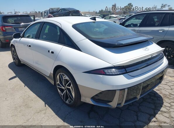 KMHM34AA2SA084063 2025 HYUNDAI IONIQ 6 White Задня права чверть