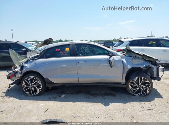 KMHM34AA5PA048665 2023 HYUNDAI IONIQ 6 Silver Սալոնի հետևի տեսք