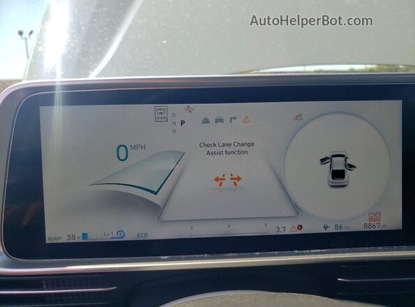 KMHM34AA6SA115959 2025 HYUNDAI IONIQ Gray Widok zestawu wskaźników