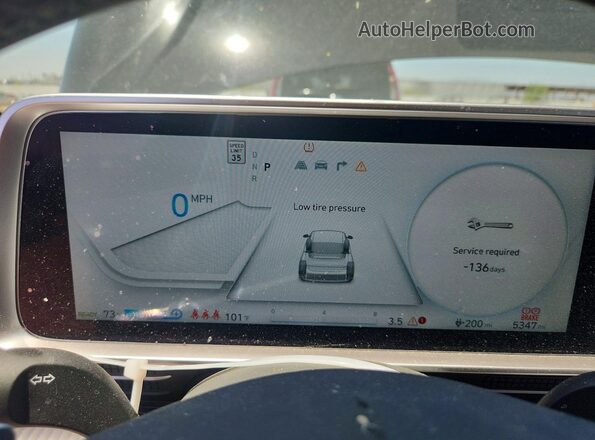 KMHM34AA9RA078142 2024 HYUNDAI IONIQ Black Widok zestawu wskaźników