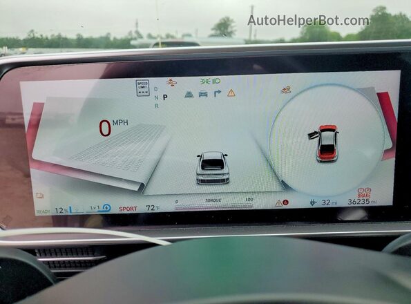 KMHM34AAXRA058076 2024 HYUNDAI IONIQ Silver Вид щитка приладів