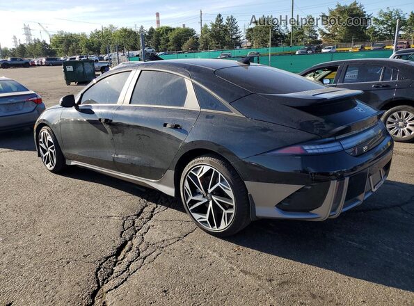 KMHM34AC2SA093377 2025 HYUNDAI IONIQ Black Հետևի ձախ