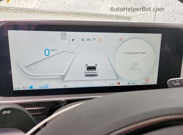 KMHM34AC3RA078459 2024 HYUNDAI IONIQ White ხელსაწყოთა პანელის ხედი