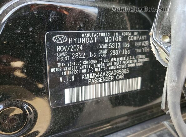 KMHM54AA2SA095865 2025 HYUNDAI IONIQ Black Widok komory silnika
