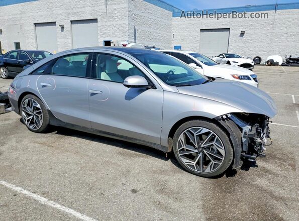 KMHM54AA6RA075659 2024 HYUNDAI IONIQ Серебряный Передняя правая четверть