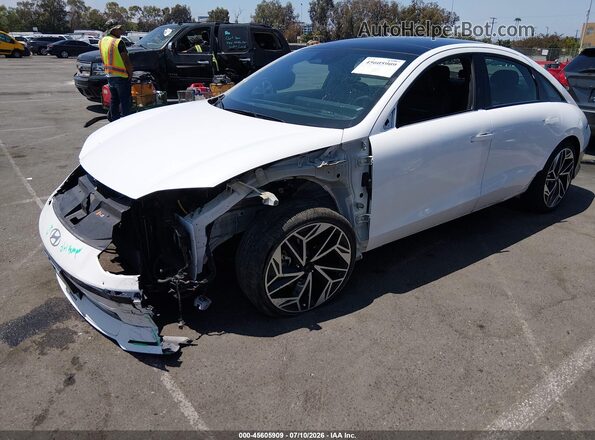 KMHM54AA7RA061740 2024 HYUNDAI IONIQ 6 White Front left