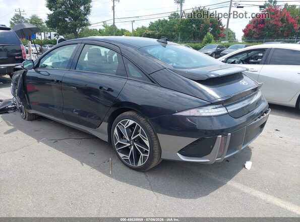KMHM54AA7SA103720 2025 HYUNDAI IONIQ 6 Black Հետևի ձախ