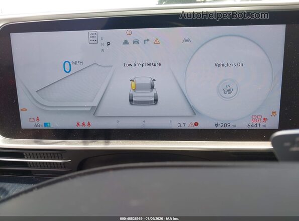 KMHM54AA7SA103720 2025 HYUNDAI IONIQ 6 Black Հետևի նստատեղերի տեսք