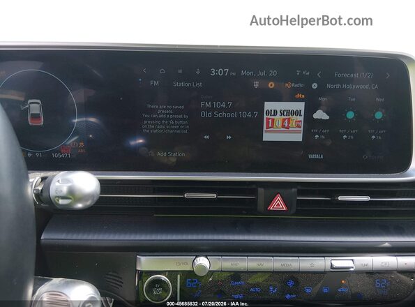 KMHM54AAXPA027806 2023 HYUNDAI IONIQ 6 Черный 