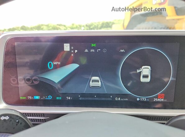 KMHM54AAXPA040572 2023 HYUNDAI IONIQ Серебряный Вид щитка приборов