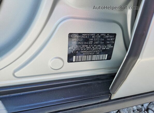 KMHM54AAXPA040572 2023 HYUNDAI IONIQ Серебряный Вид подкапотного пространства