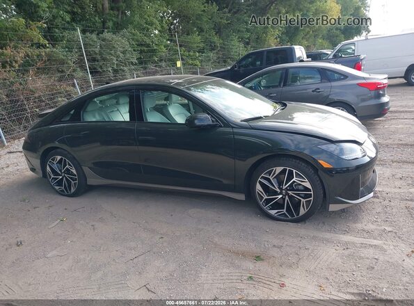 KMHM54AC2RA058214 2024 HYUNDAI IONIQ 6 Green უკანა სალონის ხედი
