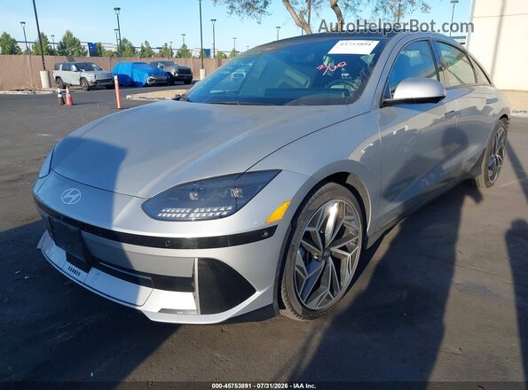 KMHM54AC9PA019617 2023 HYUNDAI IONIQ 6 Silver Przód lewy